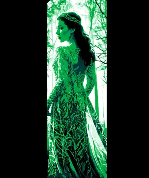 The lady of the forest - Elf Queen Bookmark