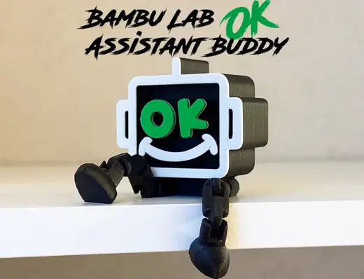 Bambu Lab Assistant Buddy - Articulated & No AMS