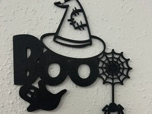 Hallooween Wand Deko Schild