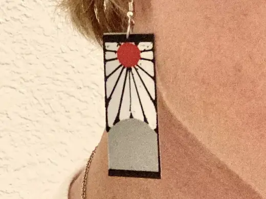 Tanjiro Hanafuda Earring