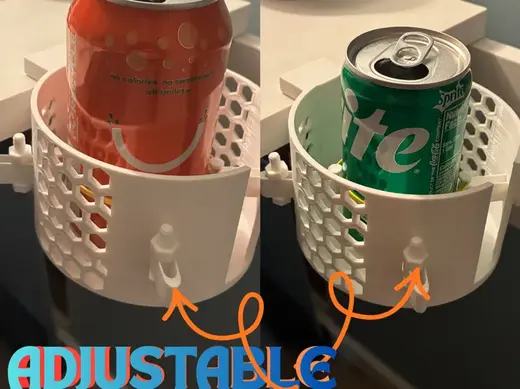Cup Holder (Adjust: fits cups w/in 100mm diameter)