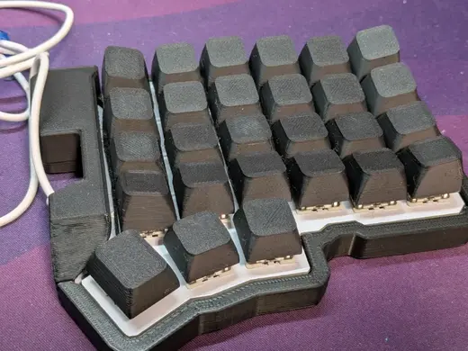 Remix Flat Top 4mm stems - MX Keycaps - silakka54