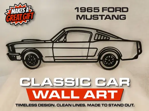 1965 Ford Mustang Classic Wall Art