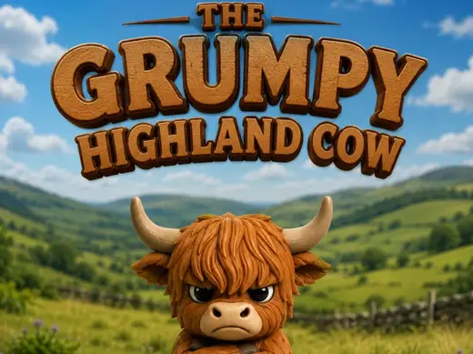 The Grumpy Highland Cow