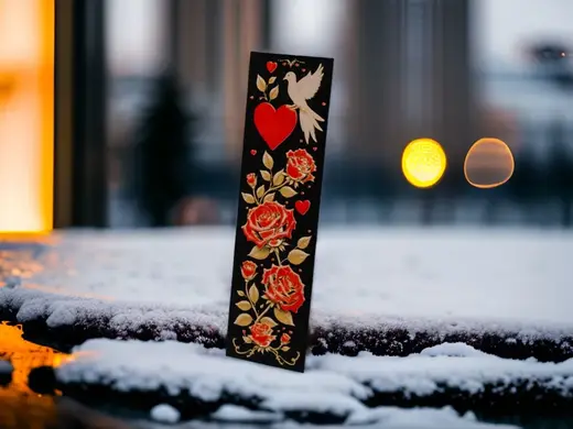 Valentines Day Bookmark - Happy Valentines Day