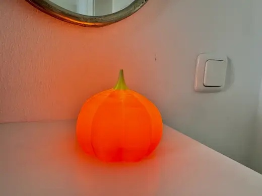 Kürbis Lampenschirm nur 1Stunde druck!