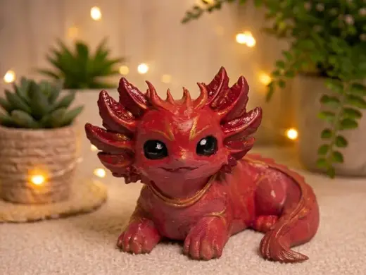 Resting Sakura Dragon: Peaceful Blossom Spirit