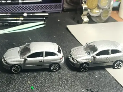Seat Ibiza with holes for standard 1/64 wheels