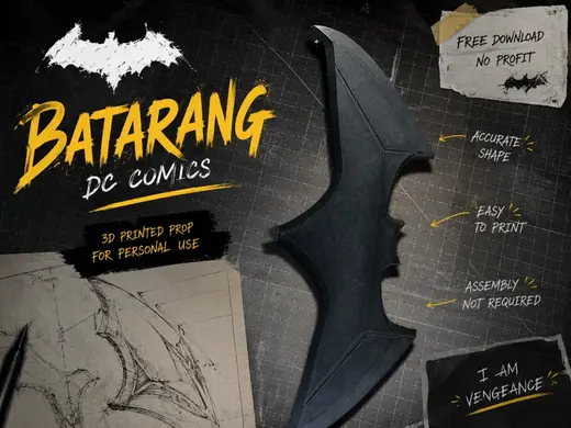 Batman Batarang (DC Comics) | Cosplay Prop