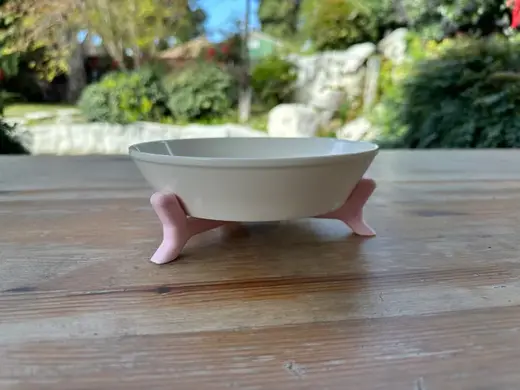 Ergonomic Small Pet Food Bowl Riser