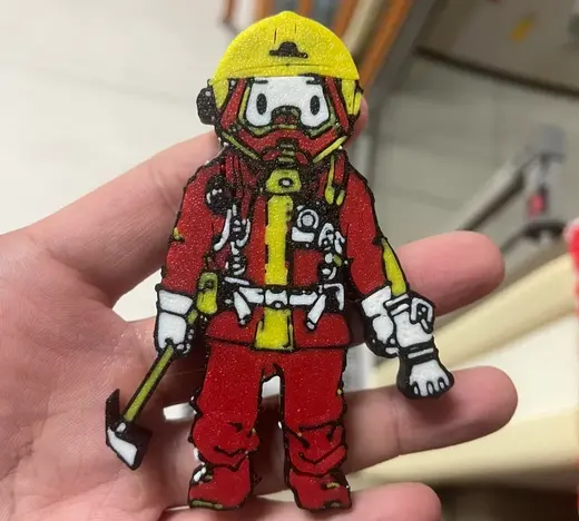 消防員磁鐵 firefighter magnet