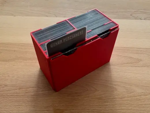 Human Punishment Organizer for sleeved Cards