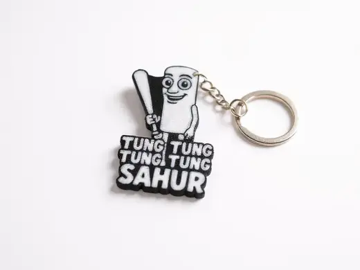 “Brainrot Tung Tung Tung Sahur” Keychain