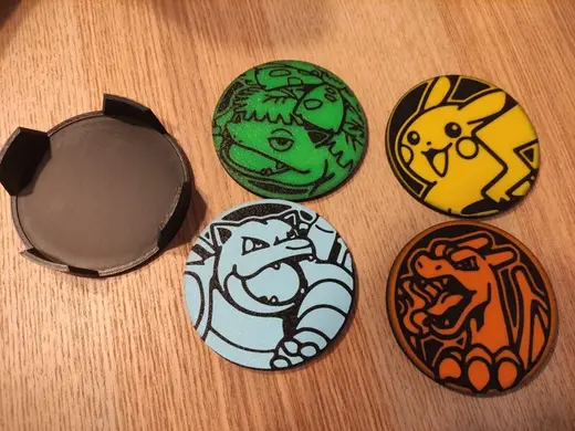 Pokémon Coasters, Posavasos Pokémon