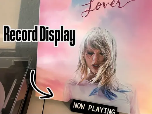 Vinyl Record Display - Now Playing