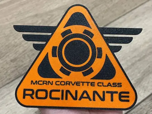 Rocinante logo sign from The Expanse (AMS ready)