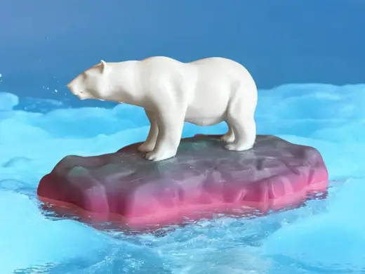 polar bear on iceberg