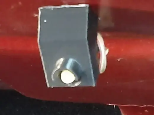 1973 Beetle Heater controls Light bracket