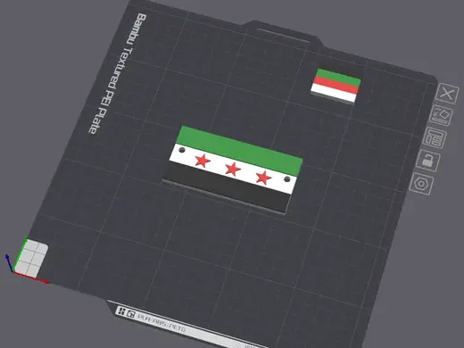 Syrian Flag – 6mm Pannier Attachment