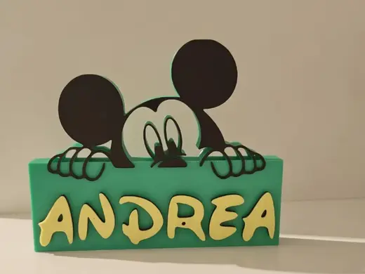 andrea nome disney da scrivania topolino