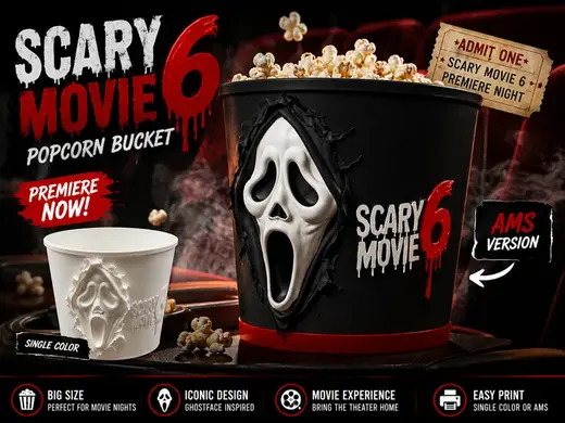Scary Movie 6 Popcorn Bucket - Ghostface Edition