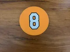Orioles retired number 8 coaster