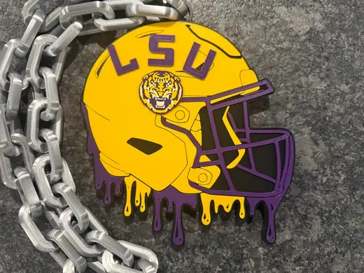LSU Tigers Drip Helmet