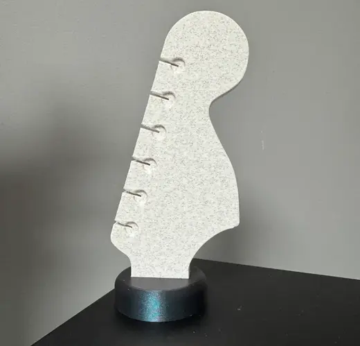 Guitar headstock pick/plectrum holder - CBS Strat