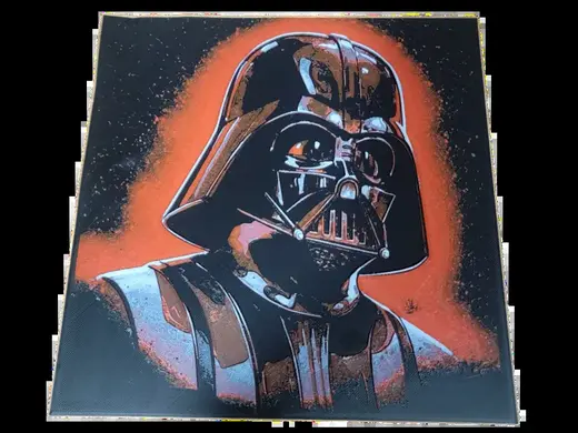 Darth Vader Red Glow Hueforge