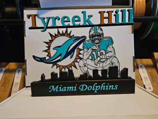 NFL - Miami Dolphins Tyreek Hill display