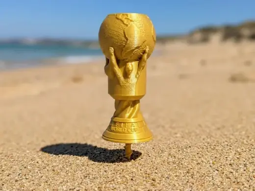 Suporte Lata Copo Taça Copa do Mundo Fifa Praia