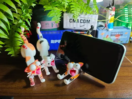 搞怪“尖叫喵”手机支架