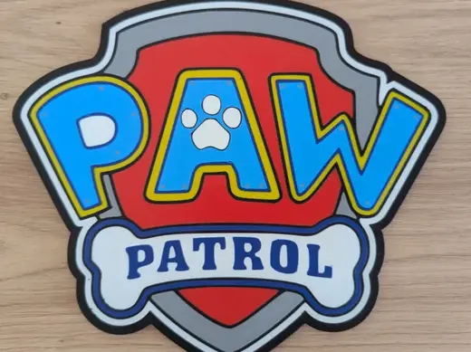 Paw Patrol Logo Lightbox LED Lamp