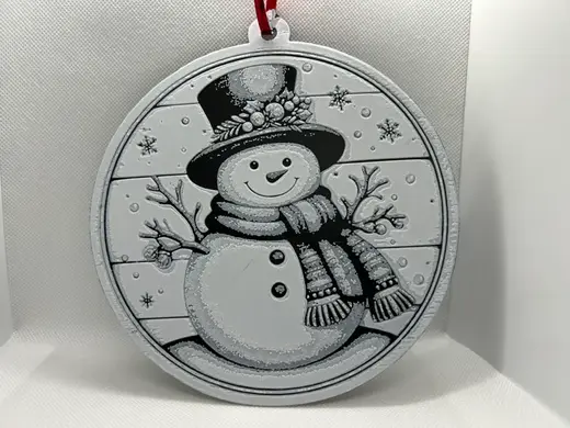 Christmas bauble decoration - Snowman
