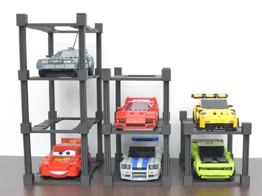Modulair Garage for Bricks Speed Champions Car's