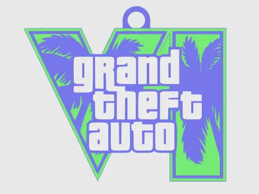 Keychain GTA VI Color