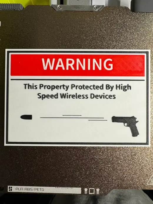 High Speed Wireless Devices Sign