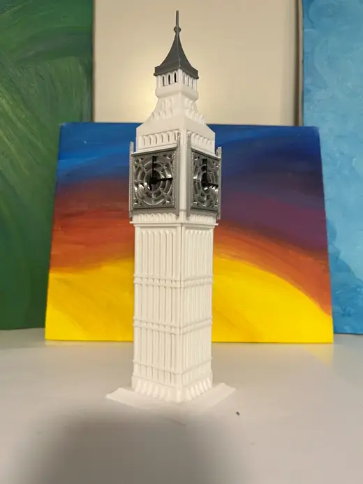 The Elizabeth Tower (Big Ben) Multi Color Clock Face