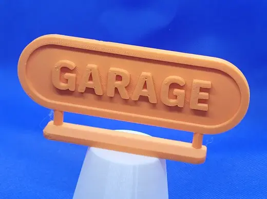 Play Garage sign for toy cars