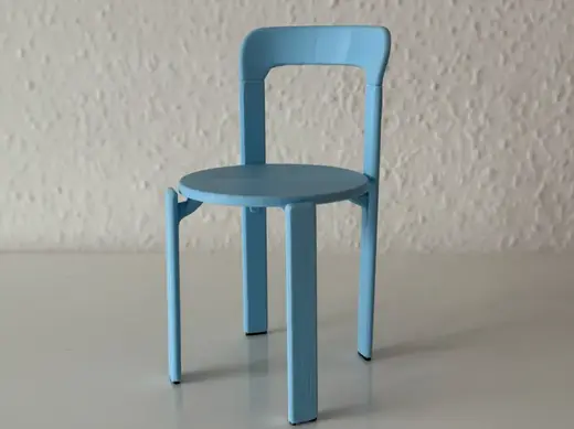 Miniature Bruno Rey / HAY-Inspired Designer Chair