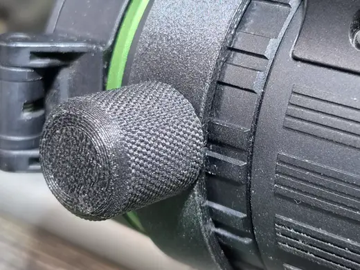 Hikmicro Alpex 4K Infrared Scope focusing lever