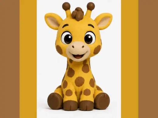Cute Baby Giraffe