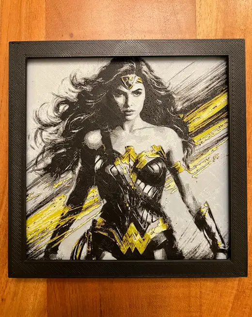 Wonder Woman with Gold Highlights