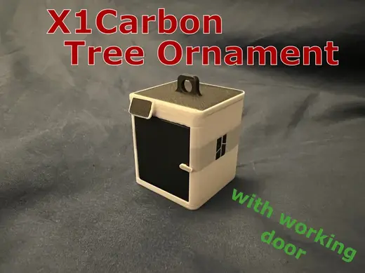 X1Carbon Christmas Tree Ornament