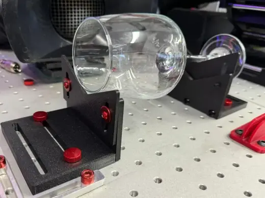 Tumbler / Glass holder with adjustment jig
