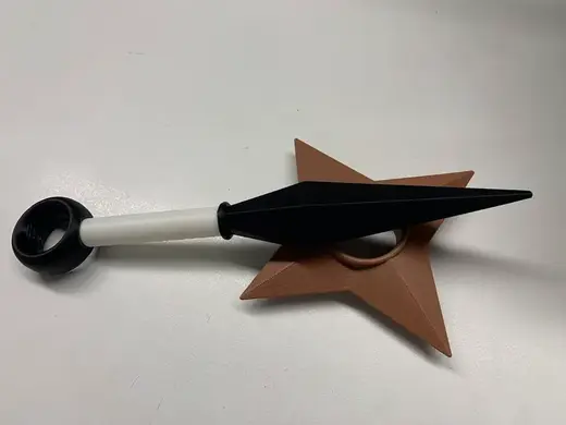 《火影忍者》苦无+手里剑玩具两件套,拆件打印