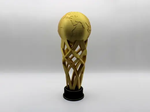 Football Champion Trophy — Lattice Globe