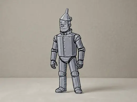 Tin Man Wizard of Oz Cutout