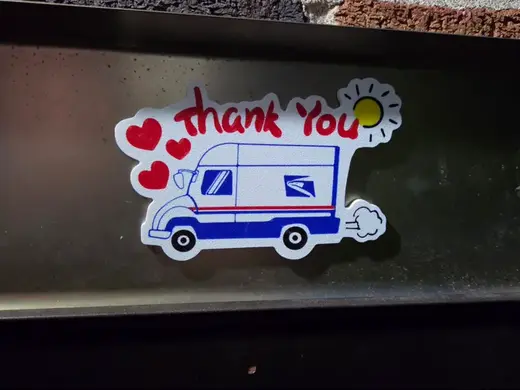 Thank you Mail Man!