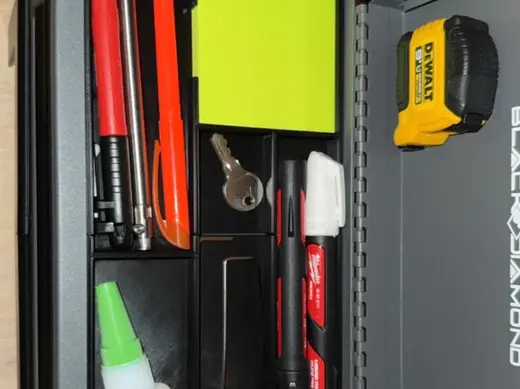 Black Diamond Mini Toolbox Lid Tray